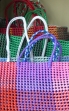 Bolton Designs handwoven basketweave waterproof shoulder bag